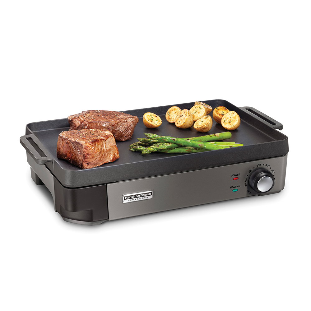 Hamilton Beach® Professional Cast Iron Electric Grill with Removable Cooktop (38560)