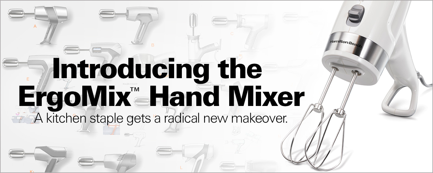 ErgoMix® Hand Mixer: Modernizing a Kitchen Staple
