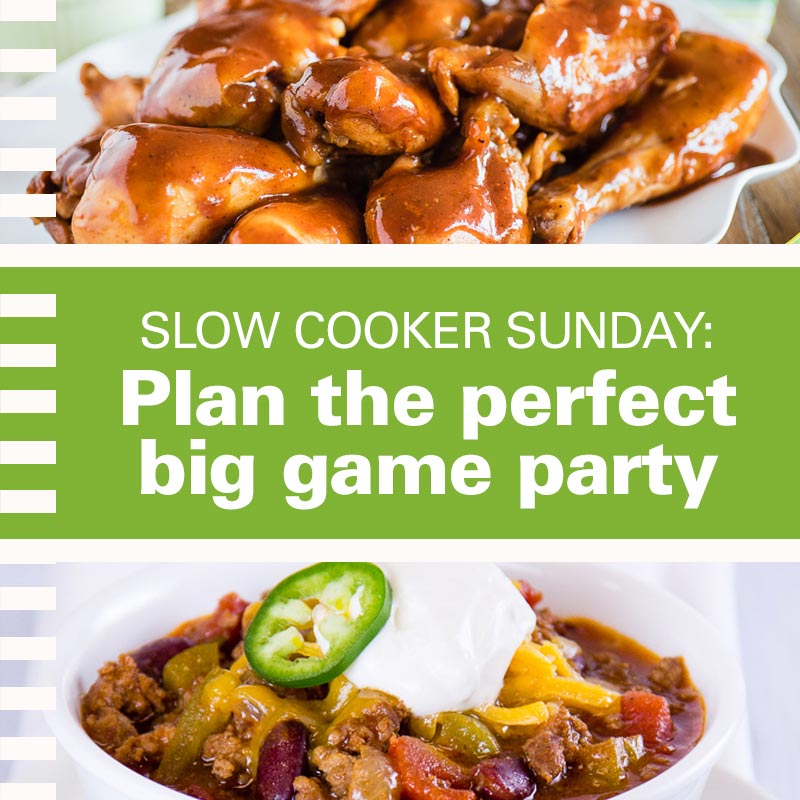 Mobile - Slow Cooker Sunday: Plan the Perfect Big Game Party