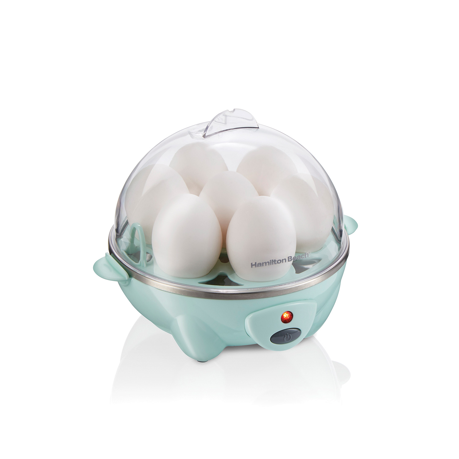 3-in-1 Egg Cooker with 7 Egg Capacity, Teal (25504G)