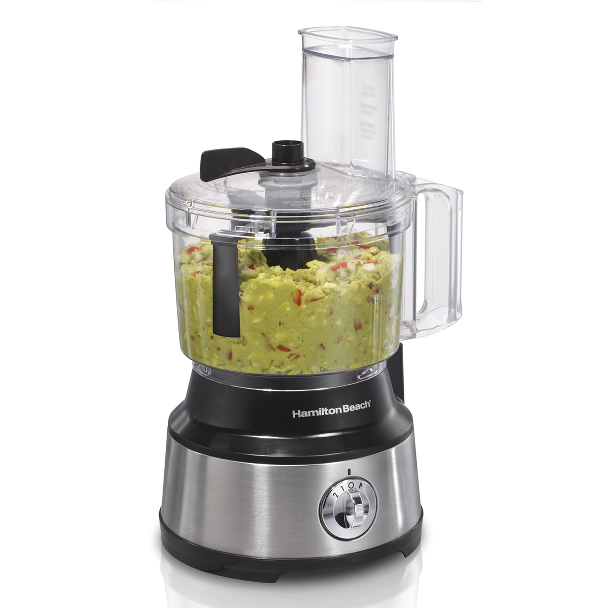 10-Cup Food Processor with Bowl Scraper, Black & Stainless (70730G)