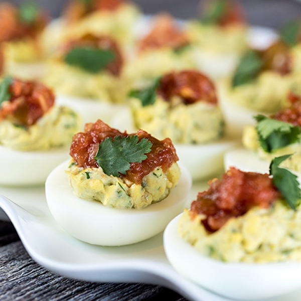 Avocado Deviled Eggs Recipe for Avocado Deviled Eggs