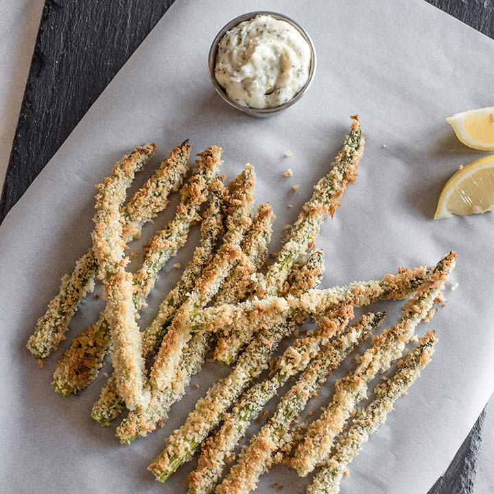 Baked Asparagus Fries Recipe for Baked Asparagus Fries