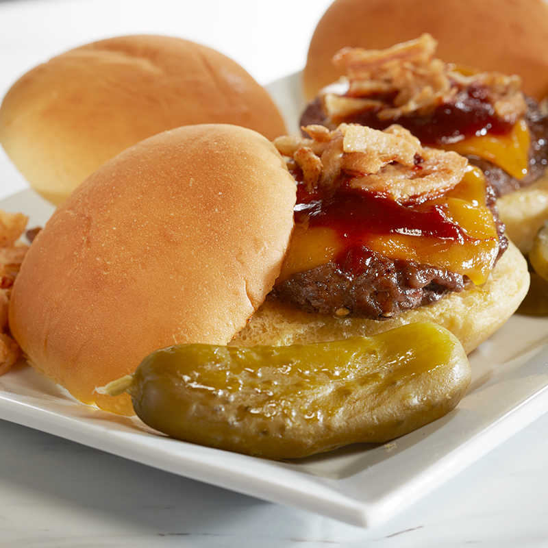 Air Fryer Mini BBQ Burger Sliders Recipe for Air Fryer Mini BBQ Burger Sliders