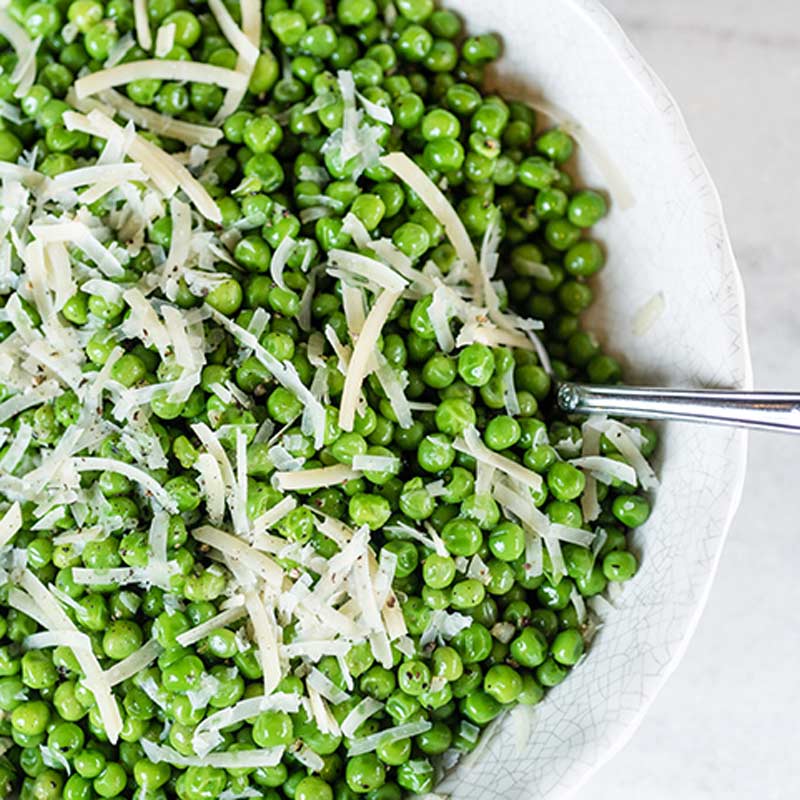 Parmesan Peas Recipe for Parmesan Peas