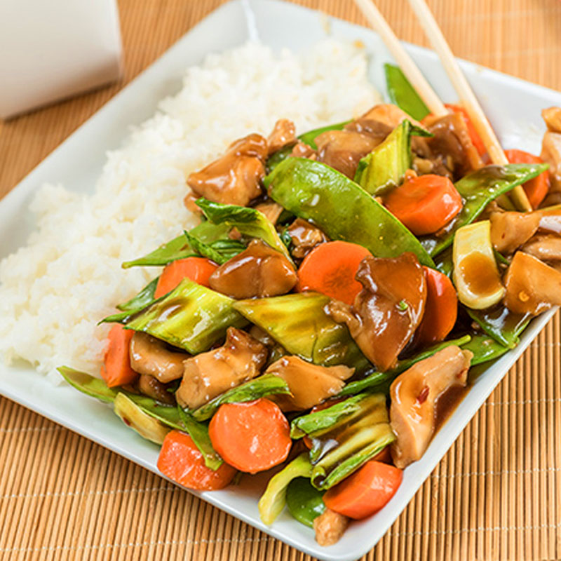 Slow Cooker Teriyaki Chicken with Vegetables and Rice Recipe for Slow Cooker Teriyaki Chicken with Vegetables and Rice