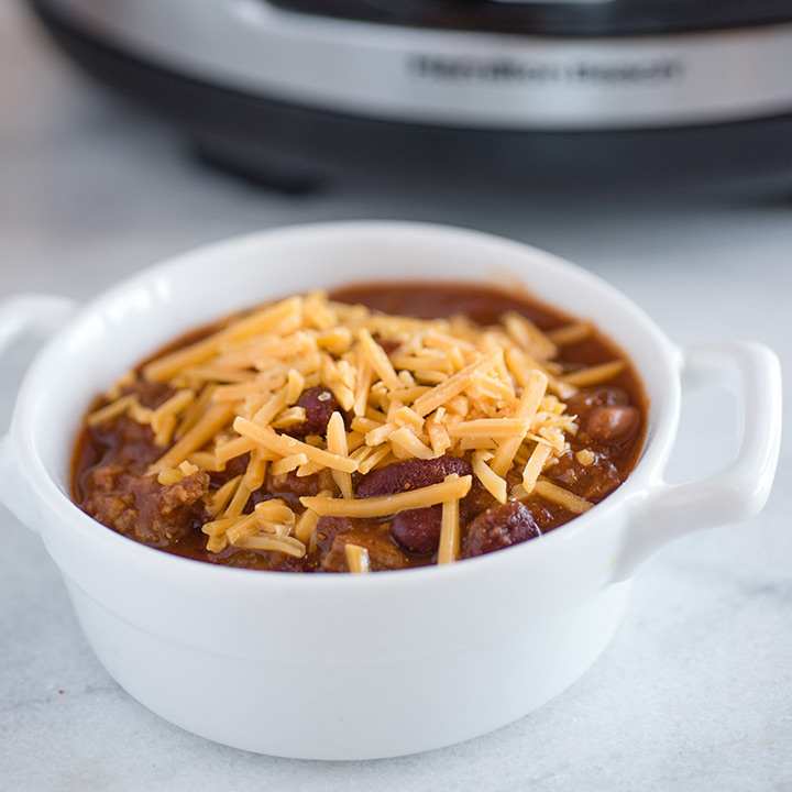 Slow Cooker Hearty Beef Chili Recipe for Slow Cooker Hearty Beef Chili