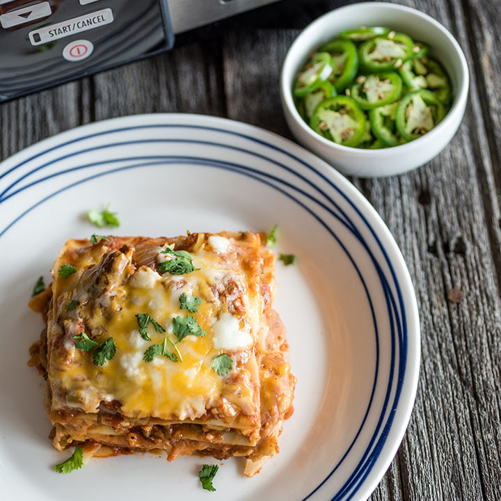 Slow Cooker South of the Border Lasagna Recipe for Slow Cooker South of the Border Lasagna