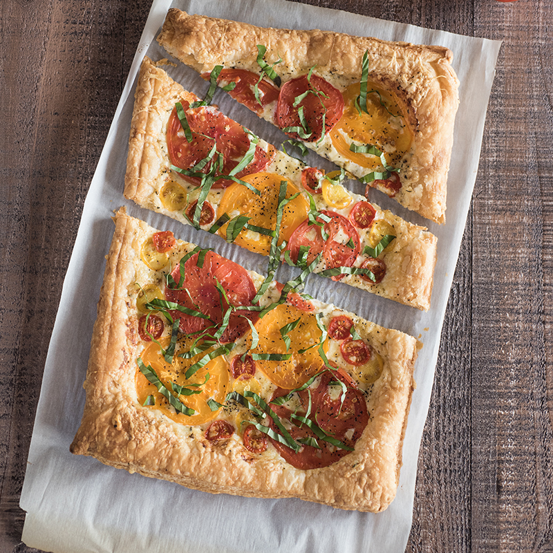 Tomato and Cheese Tart Recipe for Tomato and Cheese Tart