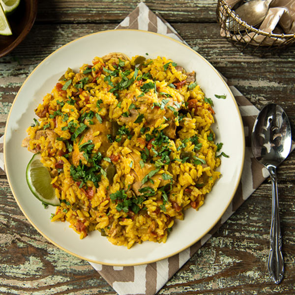 Slow Cooker Arroz con Pollo