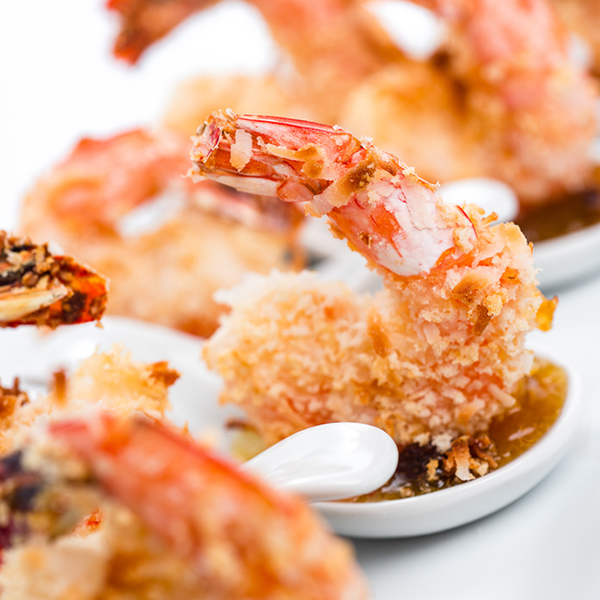 Baked Coconut Shrimp with Curried Chutney Recipe for Baked Coconut Shrimp with Curried Chutney