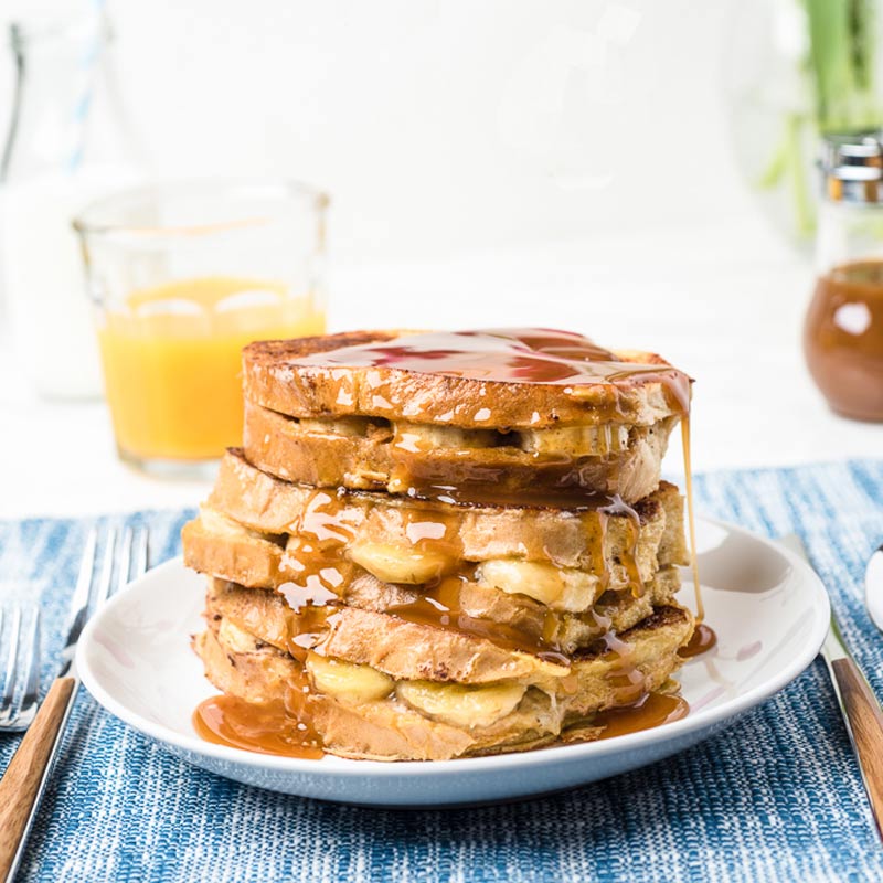 Banana Stuffed French Toast Recipe for Banana Stuffed French Toast