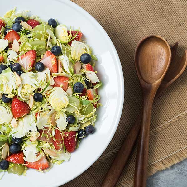 Brussels Sprouts & Berries Salad Recipe for Brussels Sprouts & Berries Salad