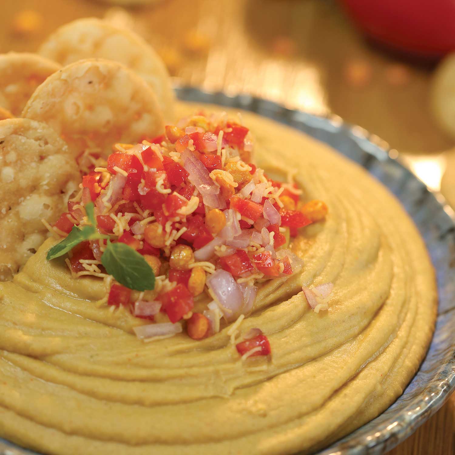 Chaat Hummus Recipe for Chaat Hummus