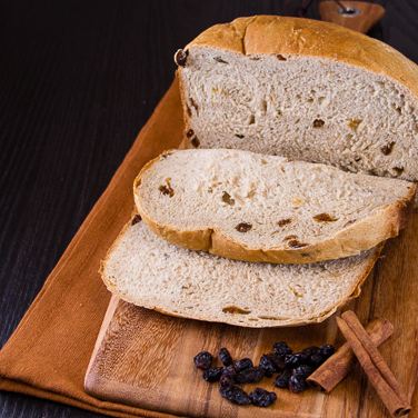 Cinnamon Raisin Bread for 1.5-lb. Loaf Bread Maker Recipe for Cinnamon Raisin Bread for 1.5-lb. Loaf Bread Maker