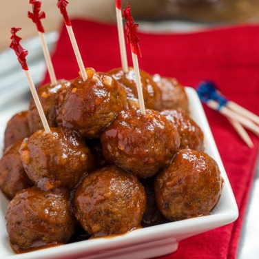 Slow Cooker Easy Barbecue Meatballs Slow Cooker Easy Barbecue Meatballs