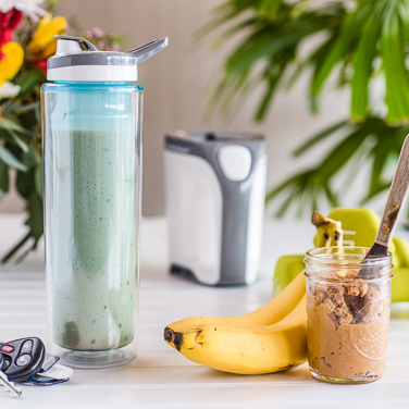 Go Sport Peanut Butter and Banana Smoothie
