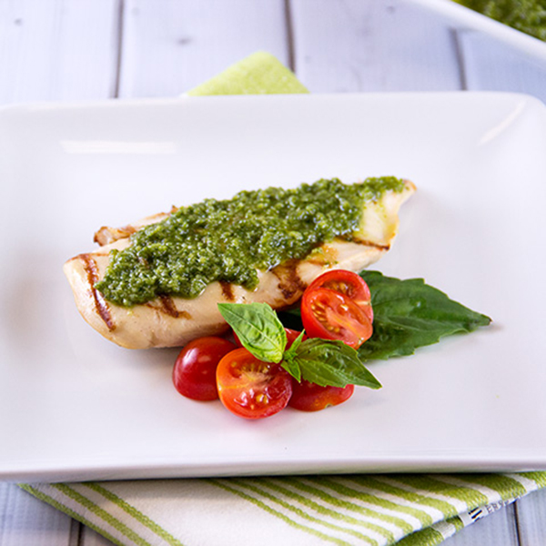 Grilled Chicken with Basil Pesto Recipe for Grilled Chicken with Basil Pesto