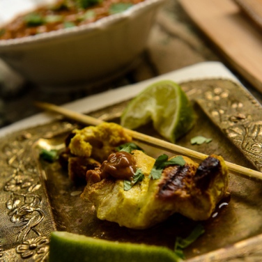 Grilled Chicken with Peanut Sauce Recipe for Grilled Chicken with Peanut Sauce