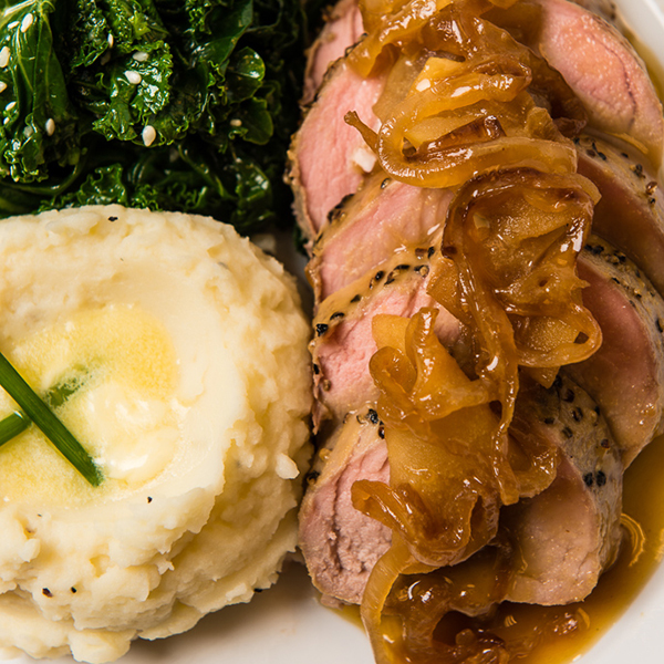 Honey Mustard Glazed Pork Tenderloin