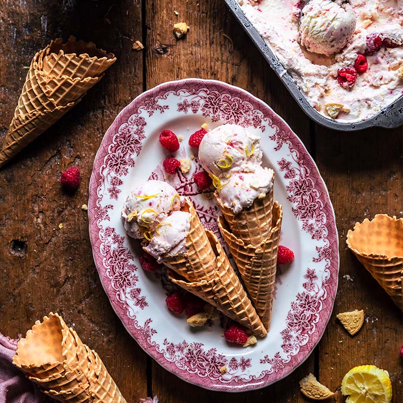 Lemon Raspberry Ripple Ice Cream Recipe for Lemon Raspberry Ripple Ice Cream