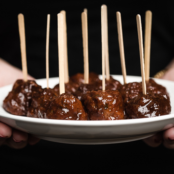 Slow Cooker Turkey Meatballs with Marionberry Barbecue Sauce Recipe for Slow Cooker Turkey Meatballs with Marionberry Barbecue Sauce