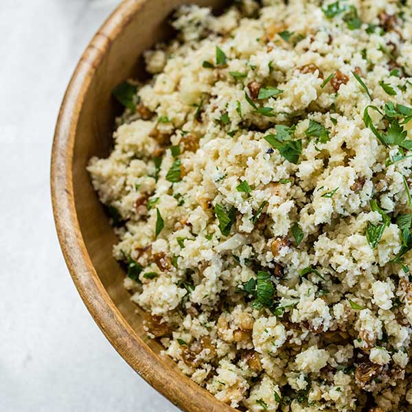 Mediterranean Cauliflower Rice Recipe for Mediterranean Cauliflower Rice