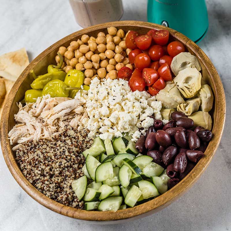 Mediterranean Chicken and Quinoa Bowl Recipe for Mediterranean Chicken and Quinoa Bowl