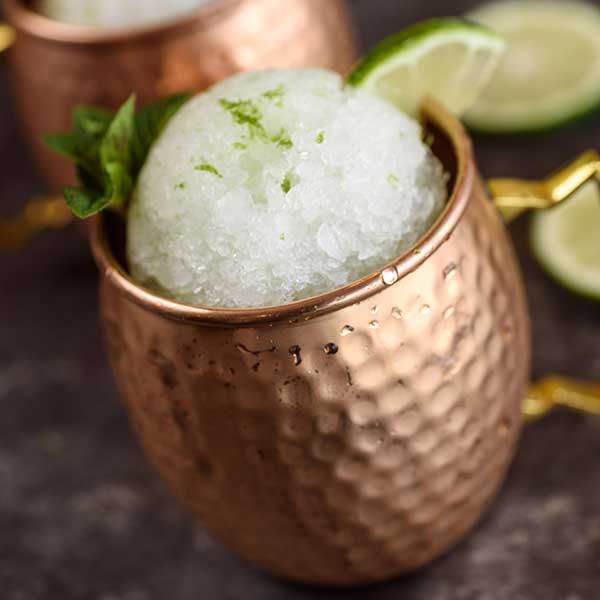 Moscow Mule Snow Cones Recipe for Moscow Mule Snow Cones
