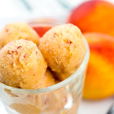 Non-Dairy Peaches and Coconut Frozen Treat Recipe for Non-Dairy Peaches and Coconut Frozen Treat