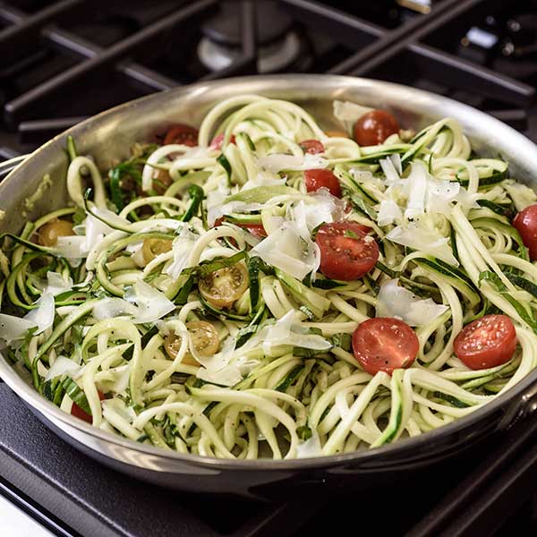 One-Pot Pasta Zoodle Caprese Recipe for One-Pot Pasta Zoodle Caprese