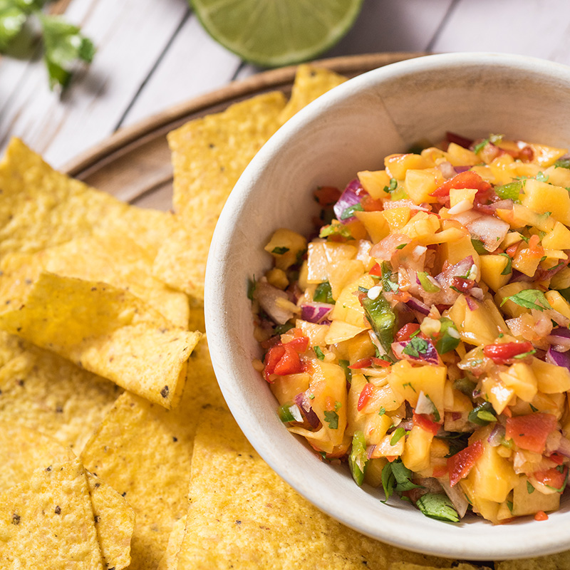 Peach and Peppers Salsa Recipe for Peach and Peppers Salsa