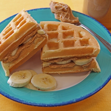 Peanut Butter Banana Waffles Recipe for Peanut Butter Banana Waffles