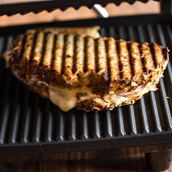 Pear & Brie Panini Recipe for Pear & Brie Panini