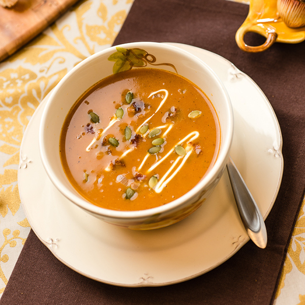 Slow Cooker Savory Pumpkin Soup Recipe for Slow Cooker Savory Pumpkin Soup