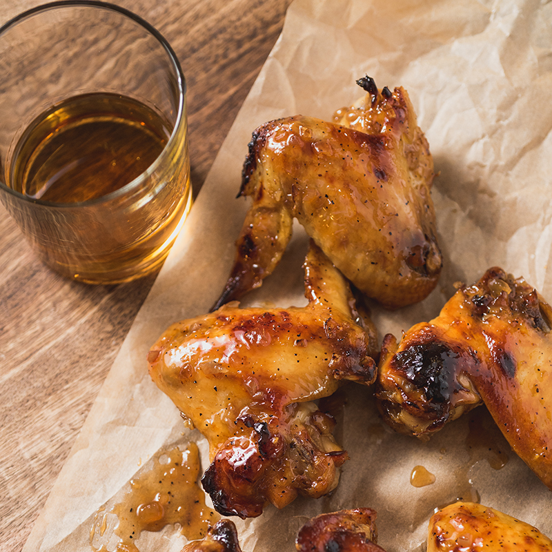 Slow Cooker Bourbon Maple Wings Recipe for Slow Cooker Bourbon Maple Wings