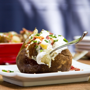 Slow Cooker Baked Potatoes