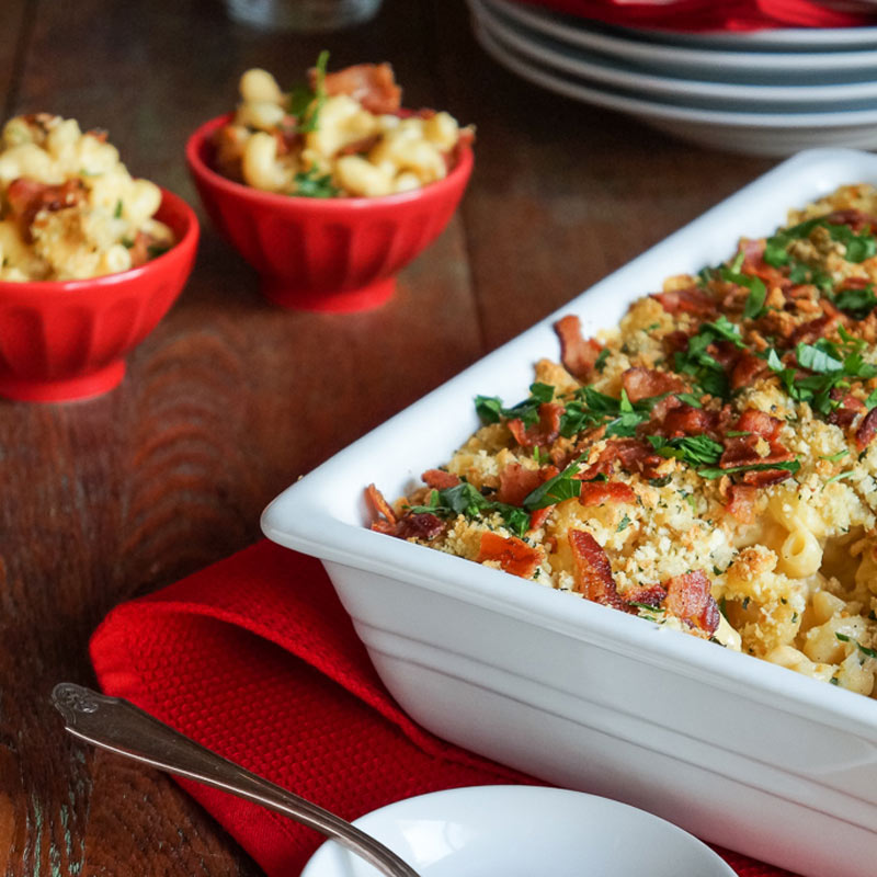 Smoked Gouda Bacon Macaroni and Cheese Recipe for Smoked Gouda Bacon Macaroni and Cheese