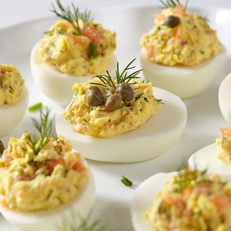 Smoked Salmon Deviled Eggs Recipe for Smoked Salmon Deviled Eggs