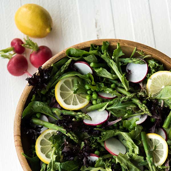 Spring Green Salad with Radishes Recipe for Spring Green Salad with Radishes