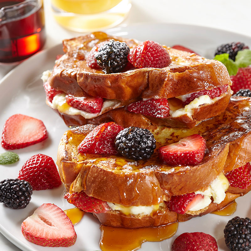 Strawberry Mascarpone Stuffed French Toast Recipe for Strawberry Mascarpone Stuffed French Toast