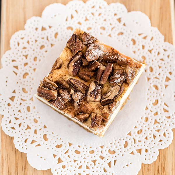 Spiralized Sweet Potato Cheesecake Bars Recipe for Spiralized Sweet Potato Cheesecake Bars