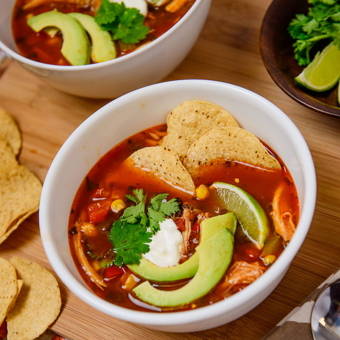 Slow Cooker Turkey Tortilla Soup Recipe for Slow Cooker Turkey Tortilla Soup
