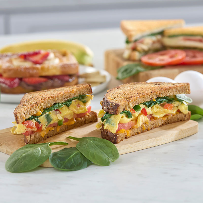 Veggie Scramble Sandwich Recipe for Veggie Scramble Sandwich