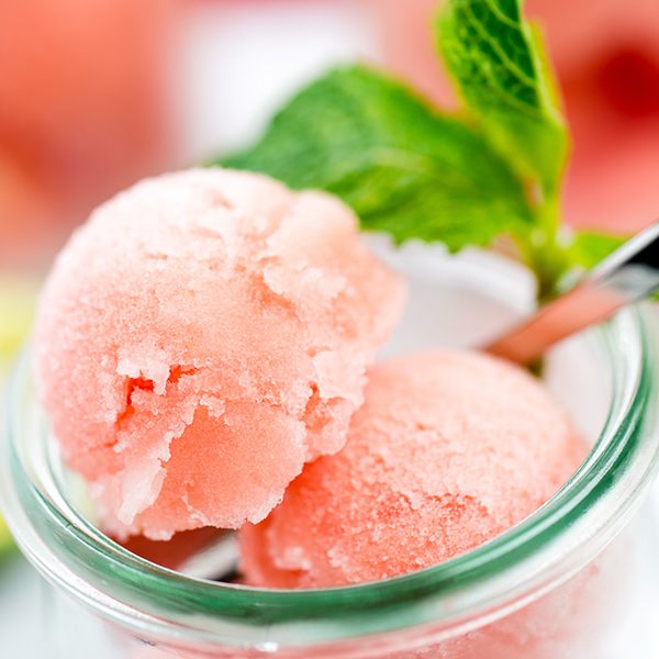Watermelon Lime Mint Sorbet Recipe for Watermelon Lime Mint Sorbet