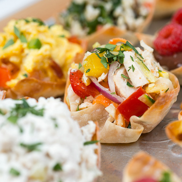 Wonton Cups Recipe for Wonton Cups