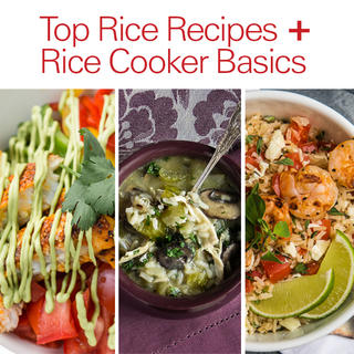 Click for 9 Top Rice Recipes + Rice Cooker Basics