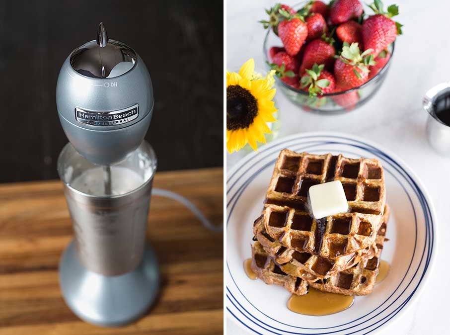 drink mixer with waffles