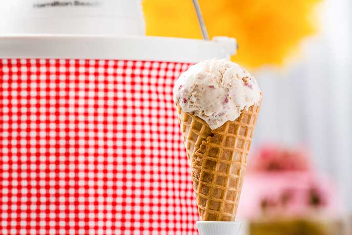 ice cream maker with an ice cream cone