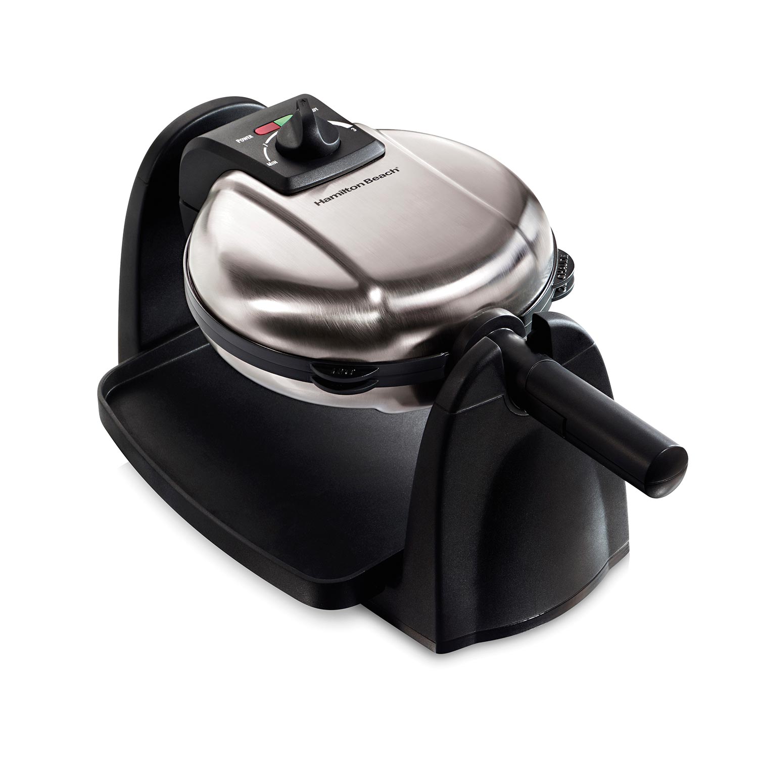 Flip Belgian Style Waffle Maker with Removable Plates (26030)